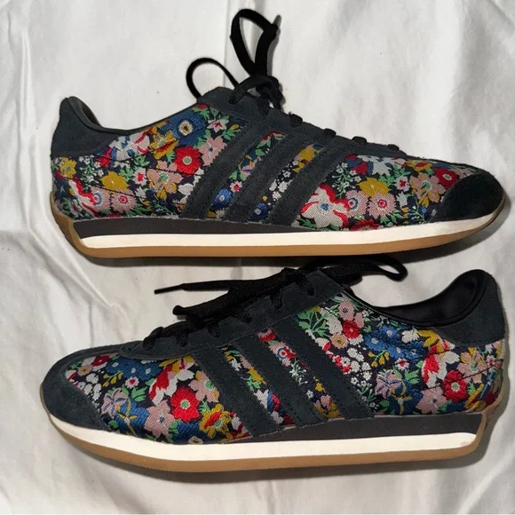 Liberty of London Black Floral Sneakers - Picture 5 of 12